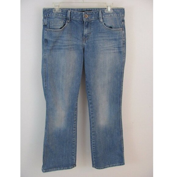 Calvin Klein Jeans Women's Size 8 (31 x 29) Ultimate Boot Cut Light Wash Stretch - Picture 1 of 12
